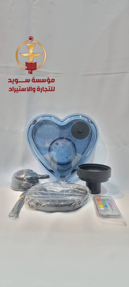 شيشة ابو قلب ضوئية 